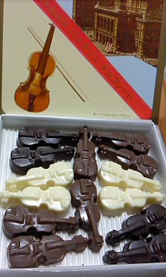 バイオリンチョコレート